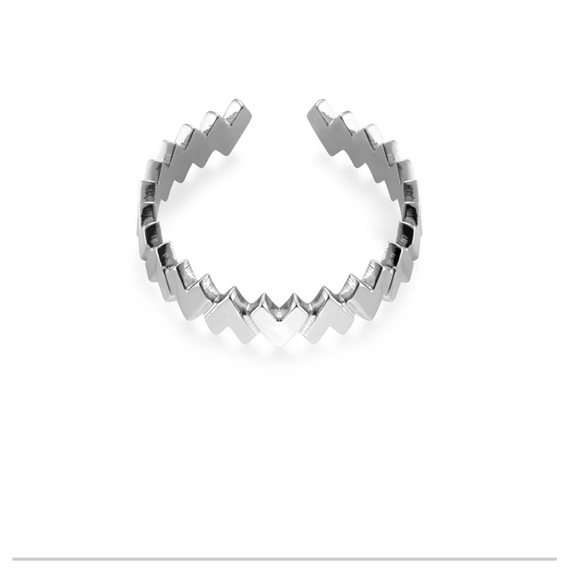 Perditi UK 14ct Gold Filled Rose Gold, Silver Mini Heart Adj. Ring or Toe Ring - Picture 4 of 8